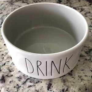 Rae Dunn pet dog doc bowl - DRINK